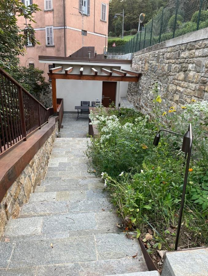 Verde Rame In Citta' Alta Con Garage Charme E Relax Appartement Bergamo Buitenkant foto
